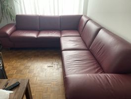 Ledersofa / Ecksofa