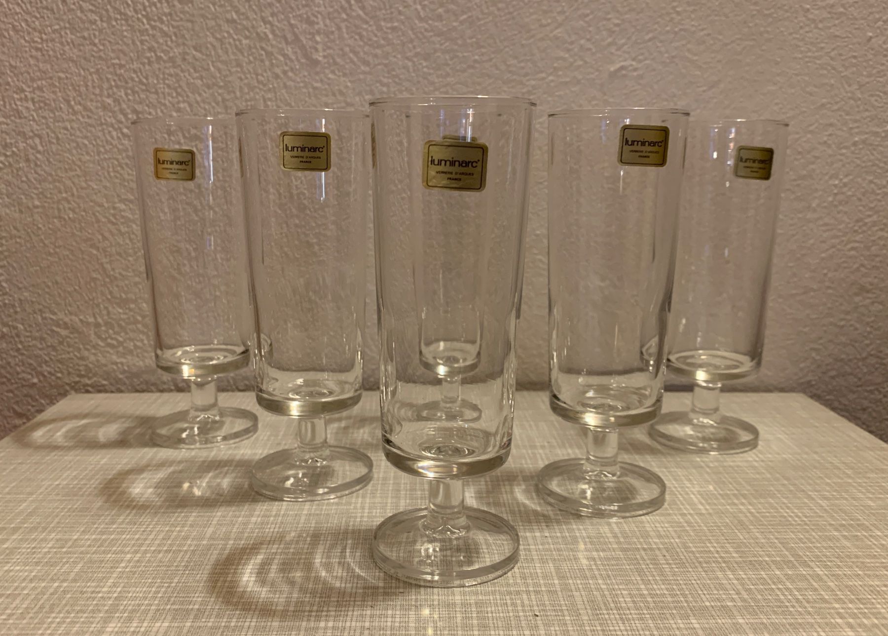 Bicchieri: 6er Set Luminarc SUEDE Champagnergläser / Sektgläser – Nuovo (secondo la descrizione) da Zürich venduto da Les_Zurichois 1