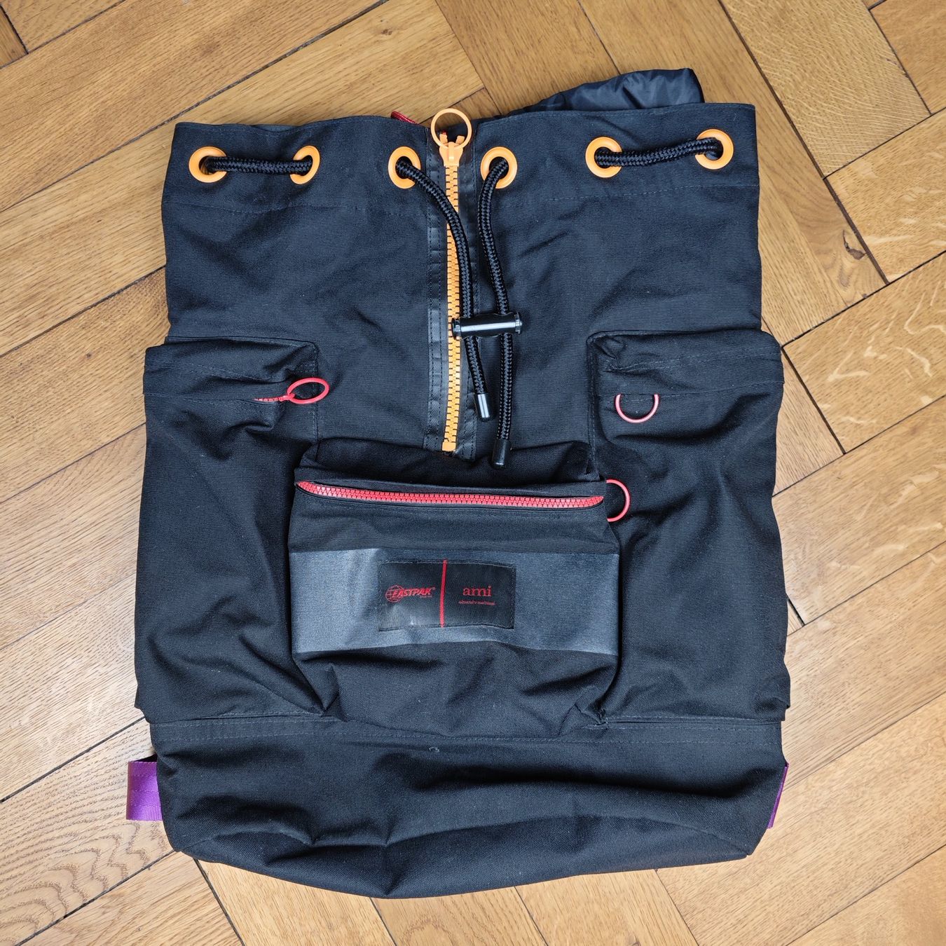Eastpak Zaini: AMI Paris x Eastpak Rucksack Backpack schwarz – Usato da Schaffhausen venduto da clxud 1