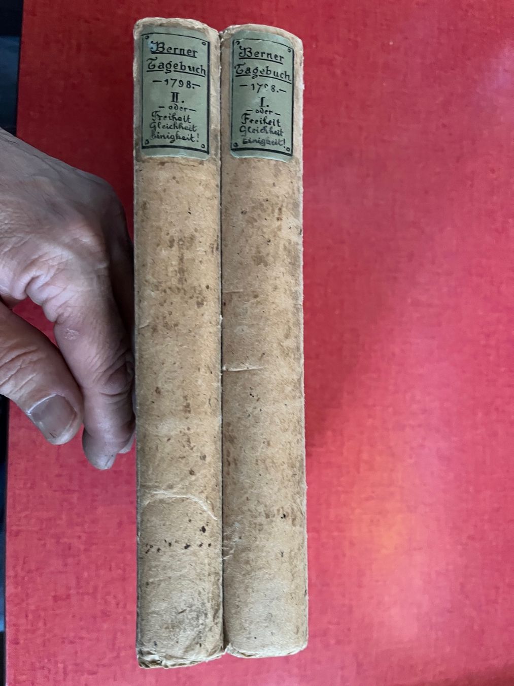Libri: buch, berner tagebuch band 1+2, 1798 – Usato da Emmenmatt venduto da flyrecords