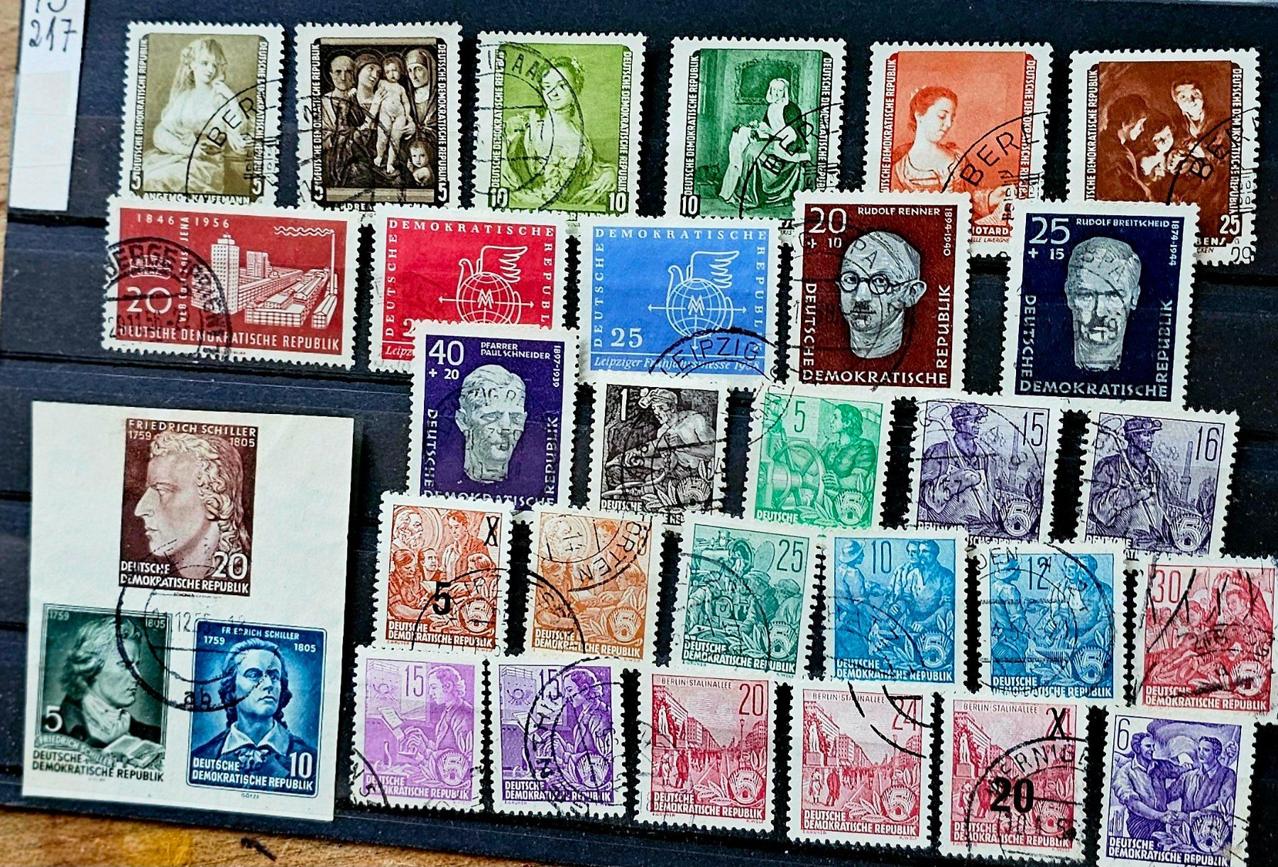 Tutti i francobolli: DDR alte Briefmarken – Usato da Les Valettes venduto da Nuba1