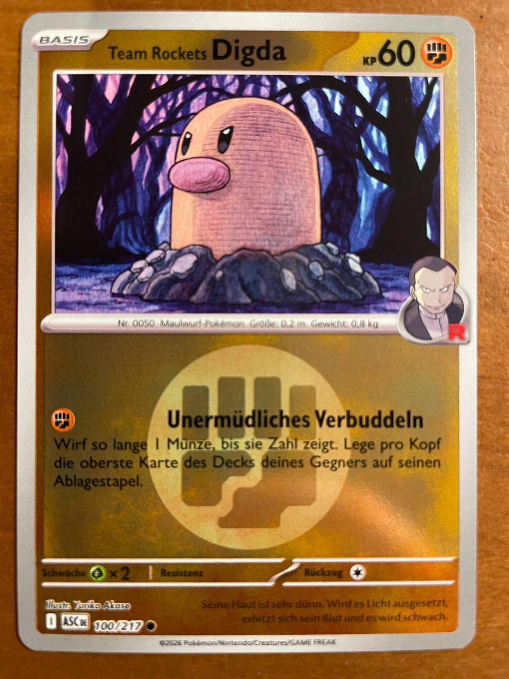 Pokémon Carte collezionabili: Pokemon Team Rockets Digda Reverse (Versand gratis) – Nuovo (secondo la descrizione) da Chur venduto da Angerson