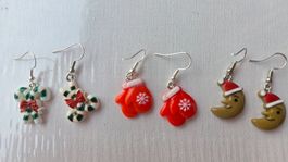 Weihnachten Ohrringe Set Geschenk Adventskalender Neu