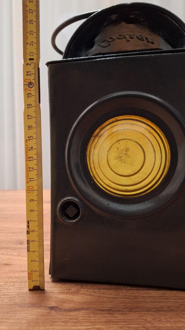 SBB/CFF/FFS Lampade: Antike Bahnlampe Locher – Usato da Dornach venduto da bals28 6