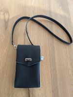 Schwarze Handytasche mit Umhängeband - Neuwertig!