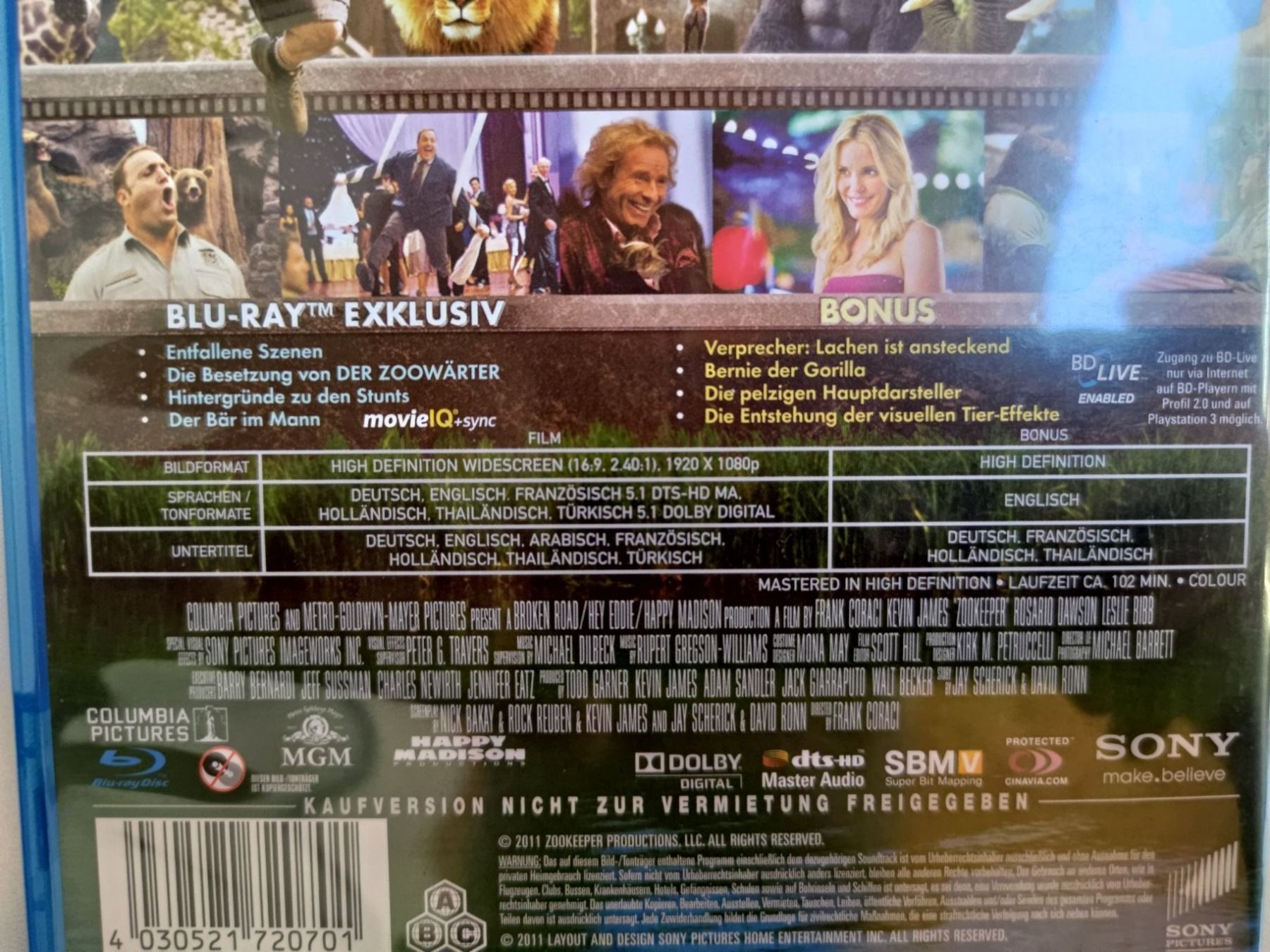 Tutti i DVDs: DER ZOOWÄRTER – Usato da Liestal venduto da Kratzilla 3