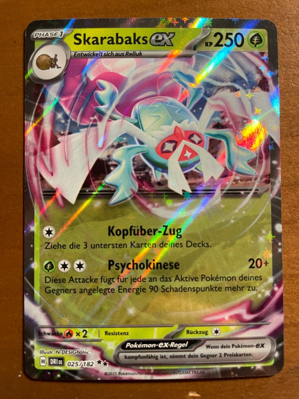 Pokémon Carte collezionabili: Pokemon Skarabaks eX (Versand gratis) – Nuovo (secondo la descrizione) da Chur venduto da Angerson