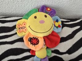 Süsse Blumen-Spielfigur Greifling Rassel Stofftier Baby