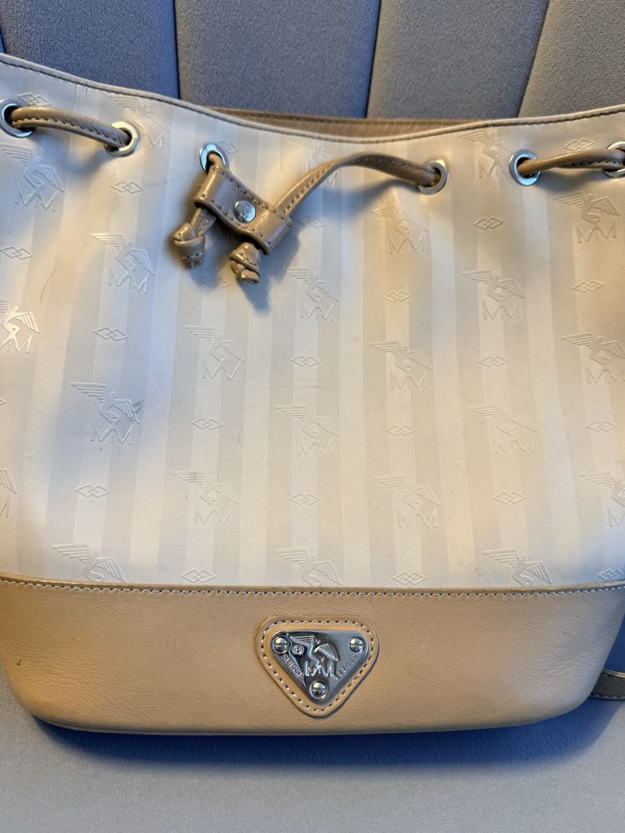 Borse da donna: Maison Mollerus Beuteltasche Leder beige  – Usato da Horgen venduto da Jo79 3