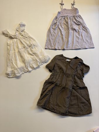 3 Sommerkleider Grösse 104 H&M Zara