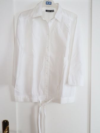 schöne Bluse, Mexx, 38/ M, weiss, 100 % Baumwolle, wie Neu
