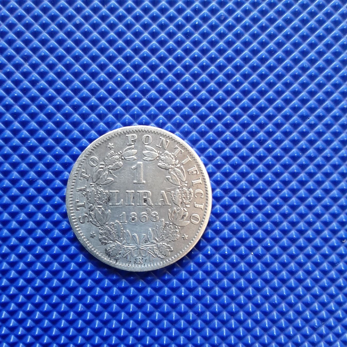 Alle Münzen: 1 LIRA 1868 Vatican – Gebraucht aus Carouge GE von cecob0909 1