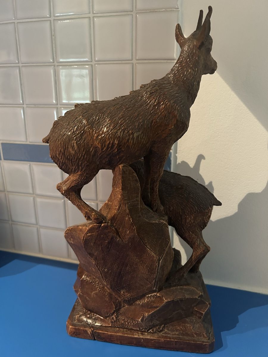Sculture & Statue: Schöne Skulptur Gämse  – Usato da Bülach venduto da larson27 3