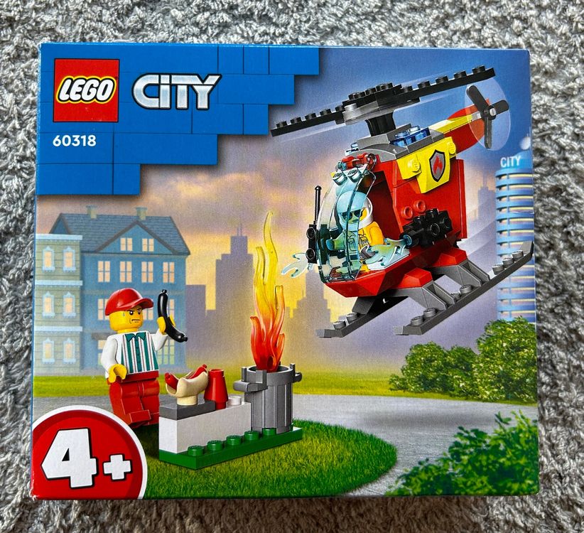 LEGO Hélicoptère des pompiers 60318, LEGO City