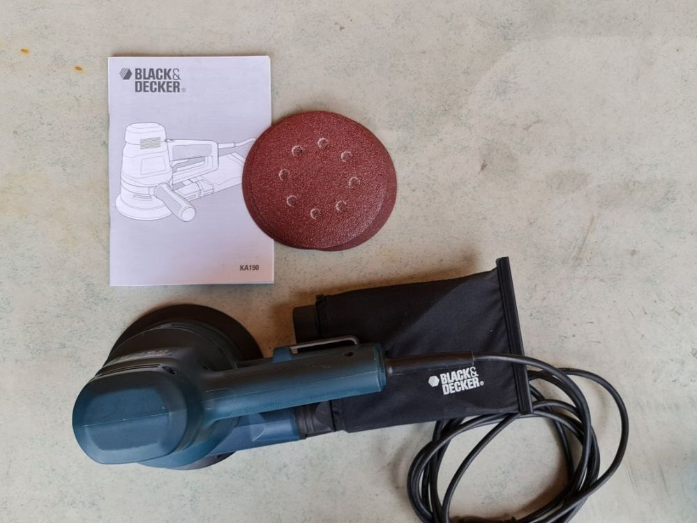 Plateau Ponceuse Metabo Sxe 425 Troc Echange PONCEUSE EXCENTRIQUE NEUVE BLACK ET DECKER Sur Ponceuse Excentrique 125mm