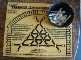 Triangle solitaire