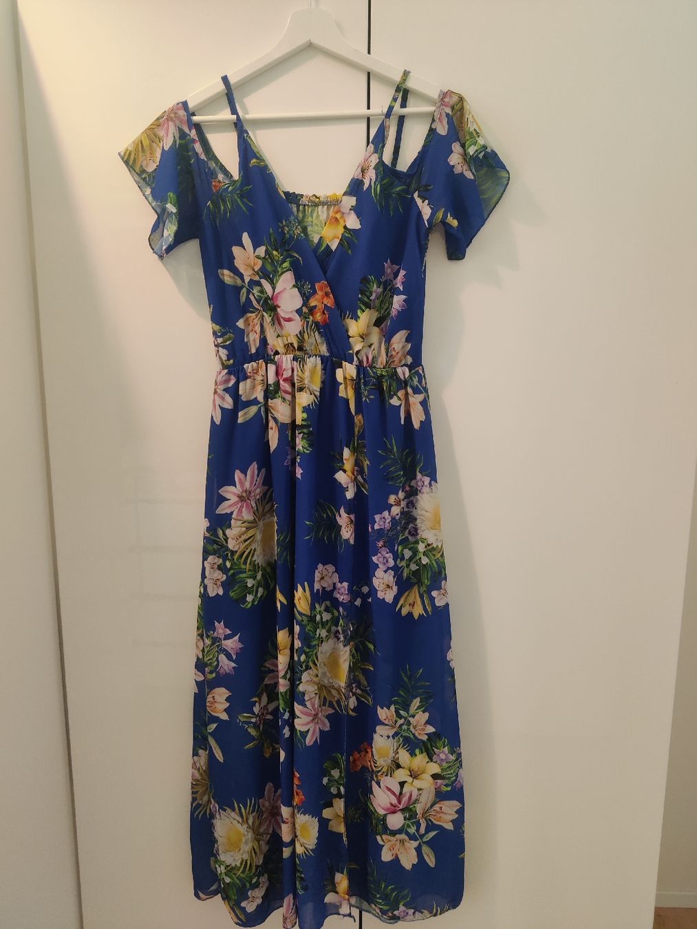 Vestiti: Sommerkleid blau Blumenprint  – Usato da Kriens venduto da sar_f6qy