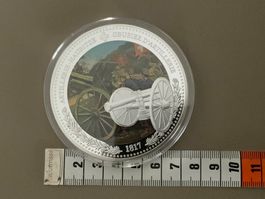 Sammler Münze polierte Platte 70 mm 110 g