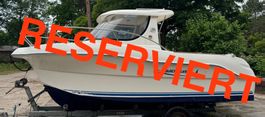 Motorboot Quicksilver 580 Pilothouse Honda 80 PS / Trailer