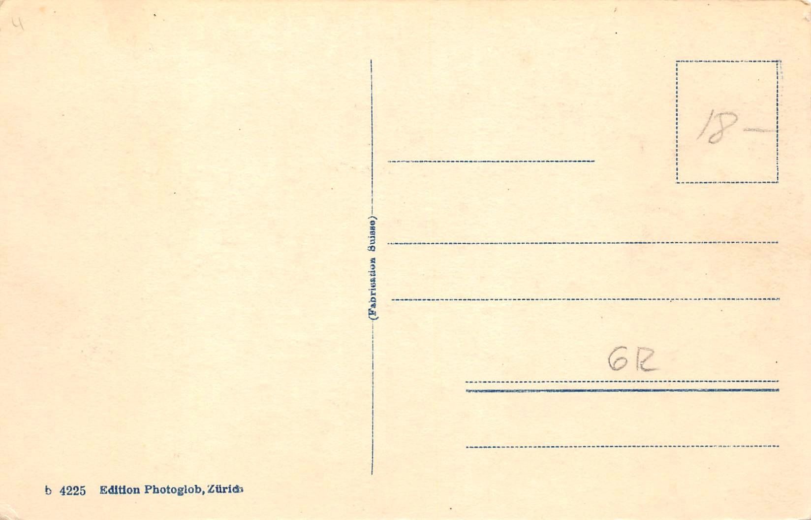 Ansichtskarten: 2x Chur, Hofplatz, Hofkirche – Gebraucht aus Ottikon b.Kemptth. von Neptun1974 3
