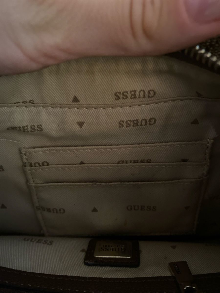 Guess Borse da donna: Handtasche Guess braun mit Logo Muster  – Usato da Itingen venduto da bra_jm6f 6