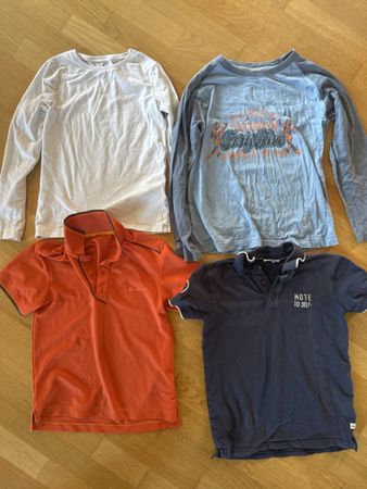 4 Jungen Shirts 134/140