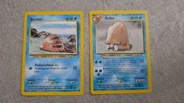 Quiekel und Keifel 1. Edition Pokemon Karten
