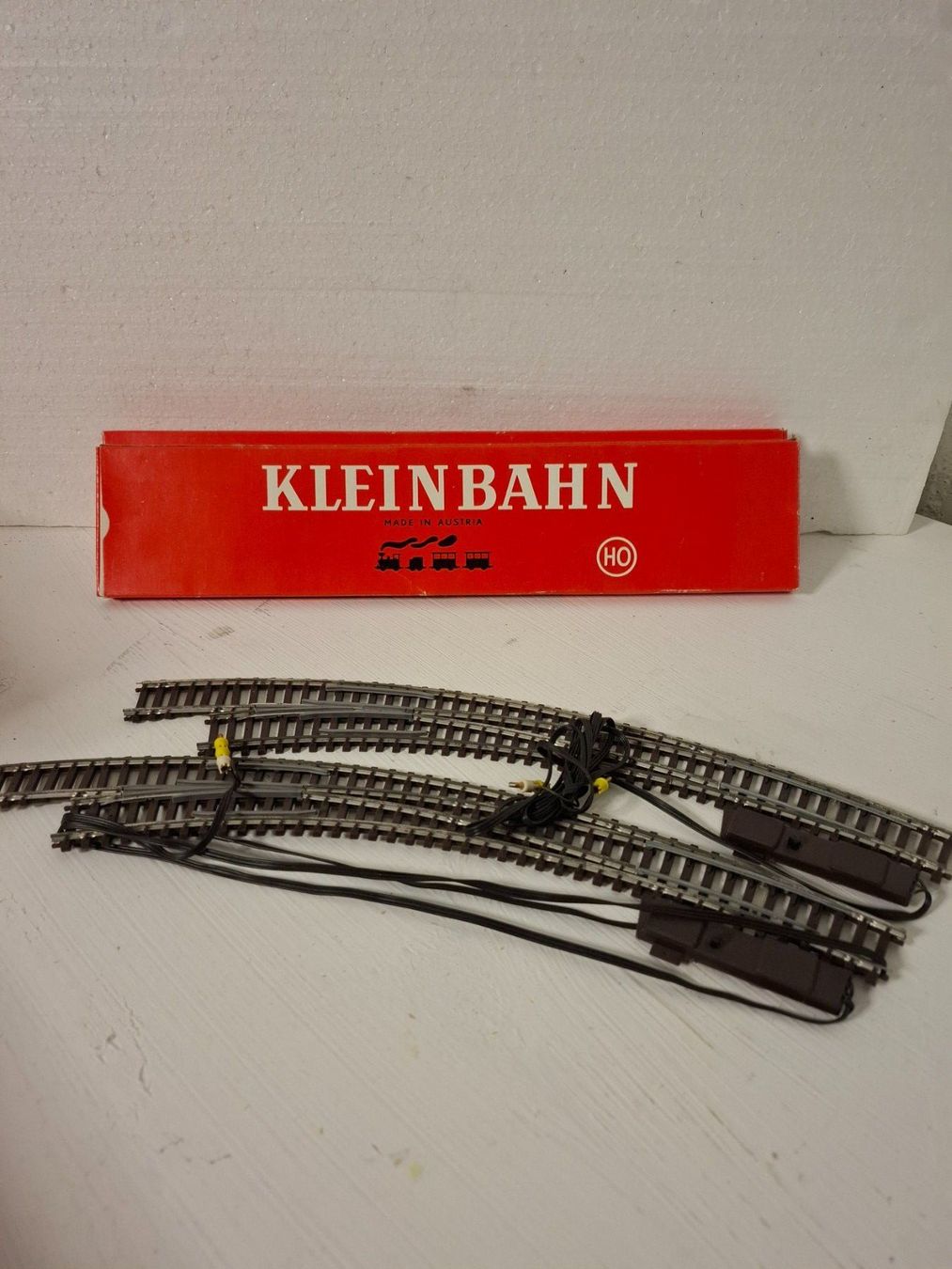 Kleinbahn Modellini di ferrovie: Kleinbahn H0 2x 629 Bogenweiche LINKS, OVP – Usato da Dättlikon venduto da _Janis_1