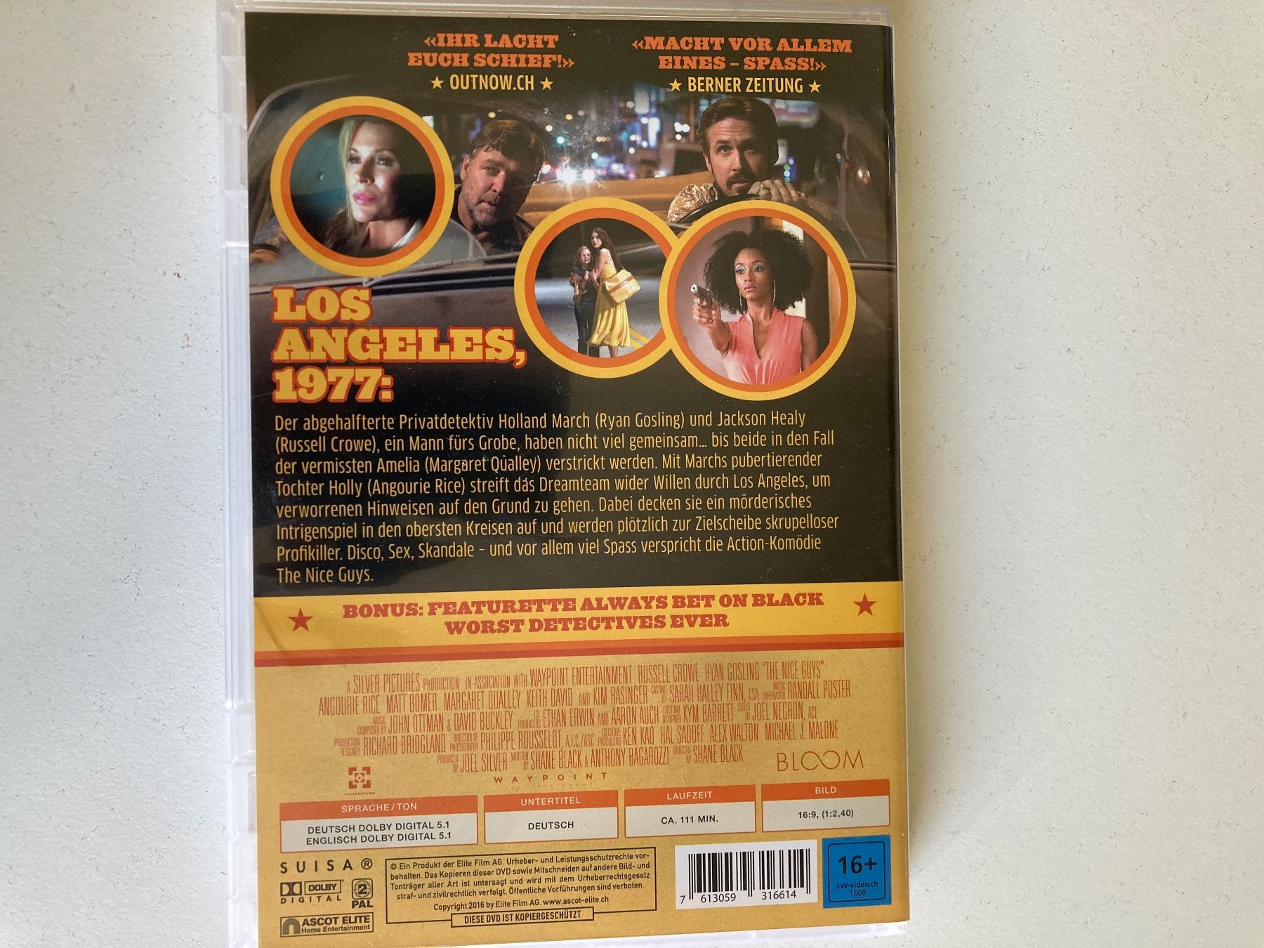 Tutti i DVDs: the nice guys Russel Crowe Ryan Gosling – Usato da Zürich venduto da Frangipan23 1