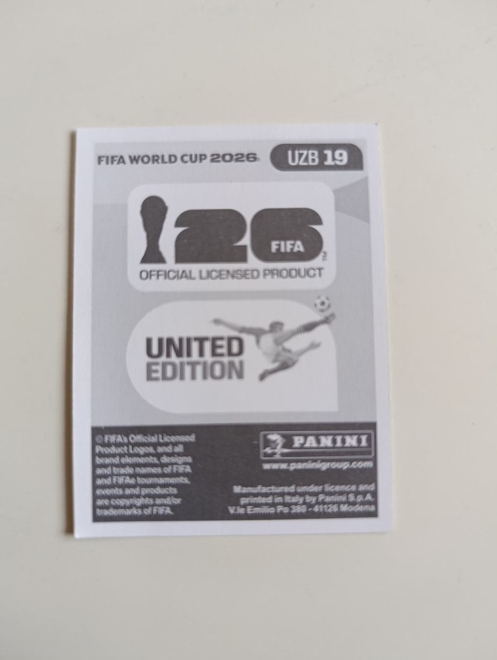 Panini Carte collezionabili: Panini World Cup 2026 UZB 19 Sergeev – Nuovo (secondo la descrizione) da Lavey-Village venduto da pas_7xd2 1