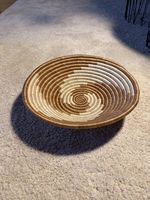 Handgeflochtene Dekoschale aus Naturfasern  Boho Stil
