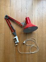 Vintage Architekten Schreibtischlampe rot Designerlampe