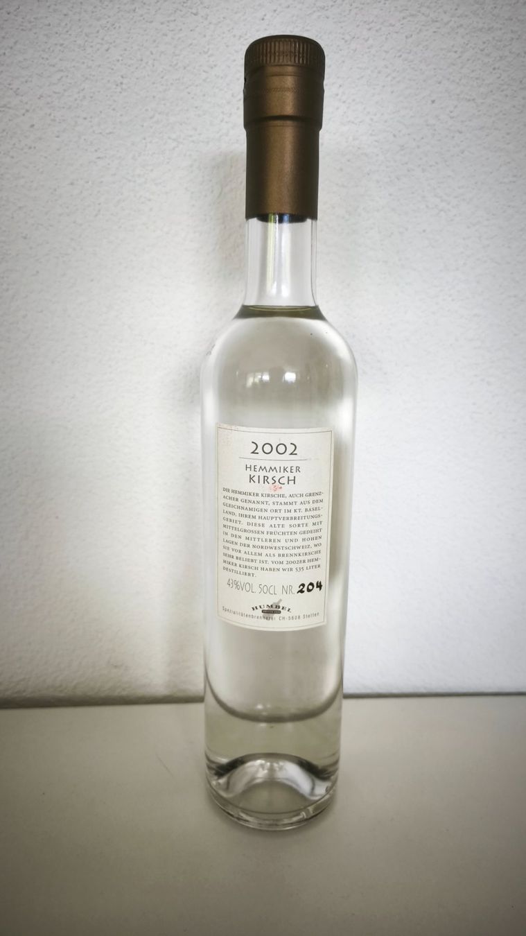 Bevande alcoliche: Humbel Hemmiker Kirsch 2002, 50cl – Nuovo (secondo la descrizione) da Kerns venduto da cat_6bnd