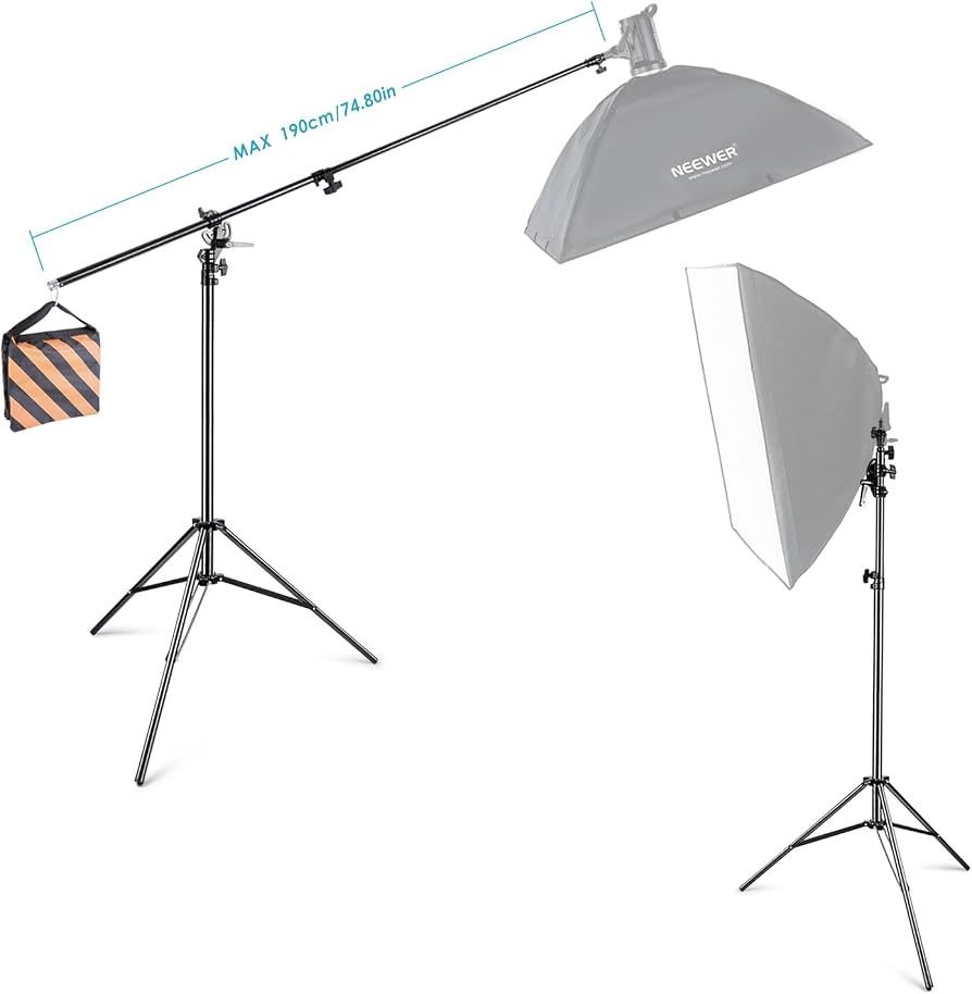 Treppiedi & Teste: Neewer Two Way Rotatable Aluminum Adjustable Tripod Boom Lig – Usato da Goldau venduto da Kseniya123 1