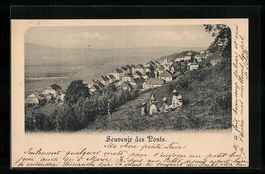 AK Ponts-de-Martel, Panorama, 1899