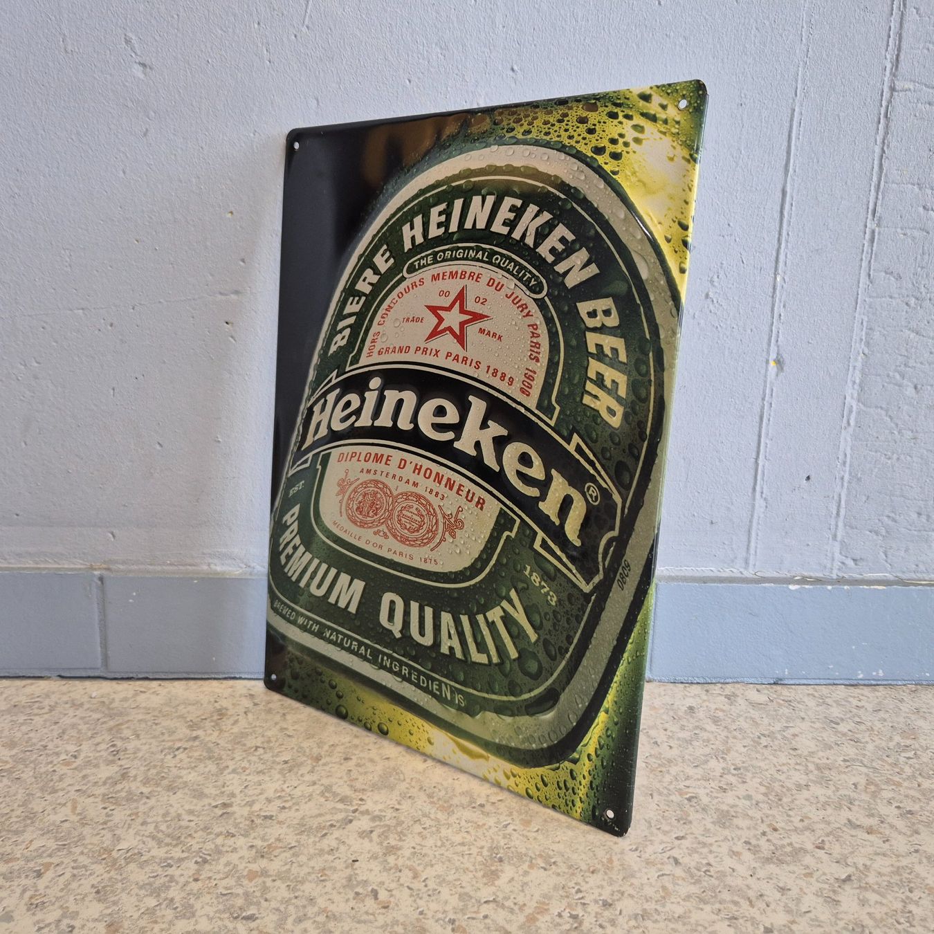Heineken Insegne: Heineken Werbeschild Blechschild Schild Bierwerbung – Usato da Nottwil venduto da Wondewa-Shop 3
