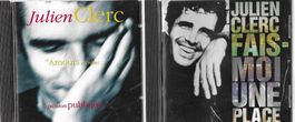 Julien Clerc 2 CD's - Amours secrètes et Fais-moi une place