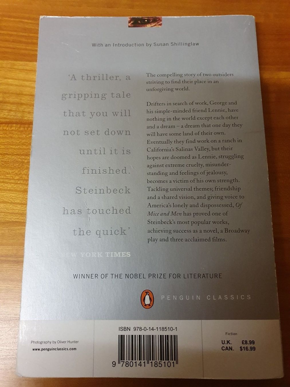 Bücher: John Steinbeck - Of Mice and Men – Gebraucht aus Oberdorf BL von BaldenEagle 1