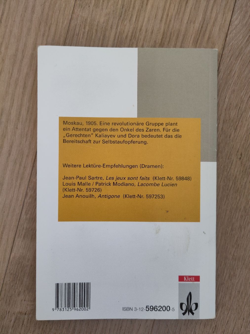 Livres: Camus Les justes Texte et documents Buch – D'occasion à Zürich par her_yqt7 1