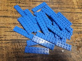 lego 3034 lot de 30 pièces Blue Plate 2 x 8