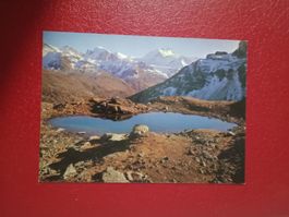AK Wanderung Bergseen Wallis Chleis Seewji mit Beschrieb