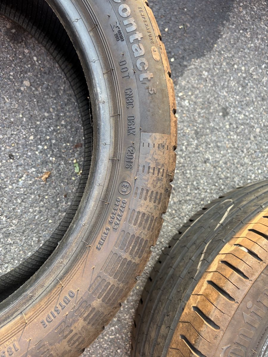 Pneumatici & Ruote complete: 185/50R16 Continental Sommerreifen – Usato da Wettingen venduto da Nici1932 5