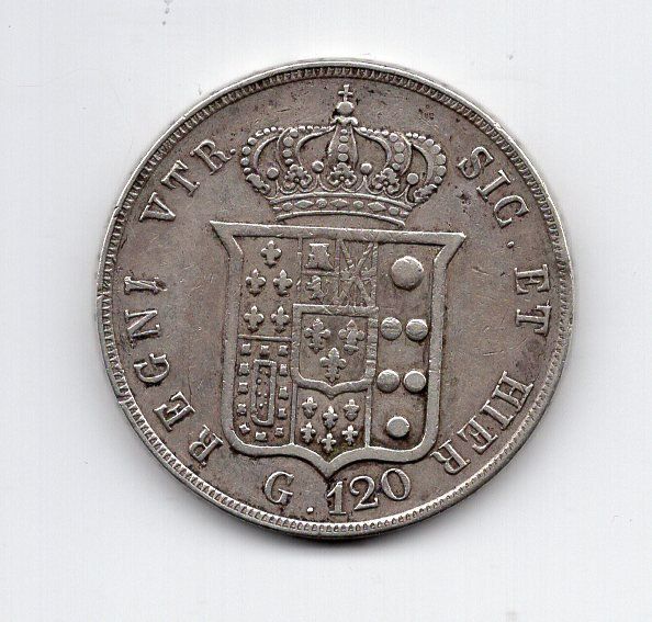Toutes les monnaies: (1463) 120 Grani, 1853, ss-vz – D'occasion à Rüthi (Rheintal) par erdnuessli1 1