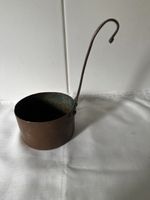 Antike Messbecher aus Kupfer mit Stiel, Deko, Vintage 4 dl.