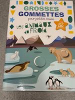 Livre de gommettes stickers animaux du froid neuf