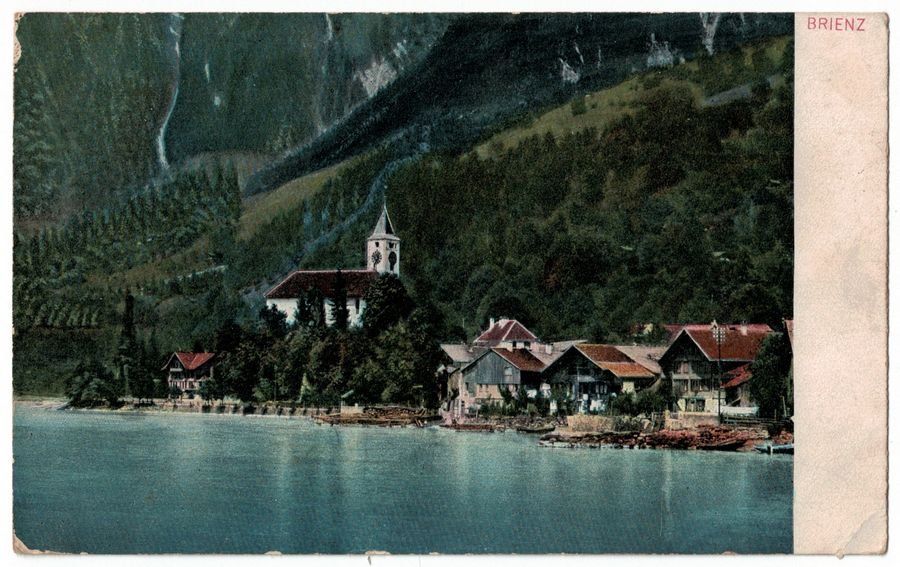 Ansichtskarten: Brienz, gelaufen 1910 – Gebraucht aus Frauenfeld von POML