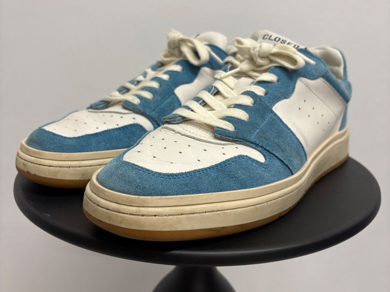 Closed Scarpe da donna: CLOSED Sneaker weiss/blau Leder/Wildleder Gr. 40 – Usato da Regensdorf venduto da secondchancefashion 2