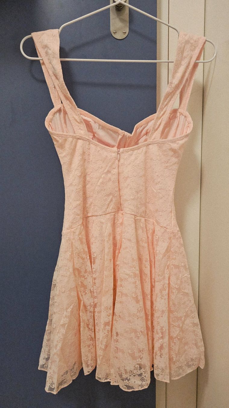 Vestiti: Mini-robe Dolls Kill Sugar Thrillz rose pâle – Nuovo e nell'imballaggio originale da Lausanne venduto da feathernox 1