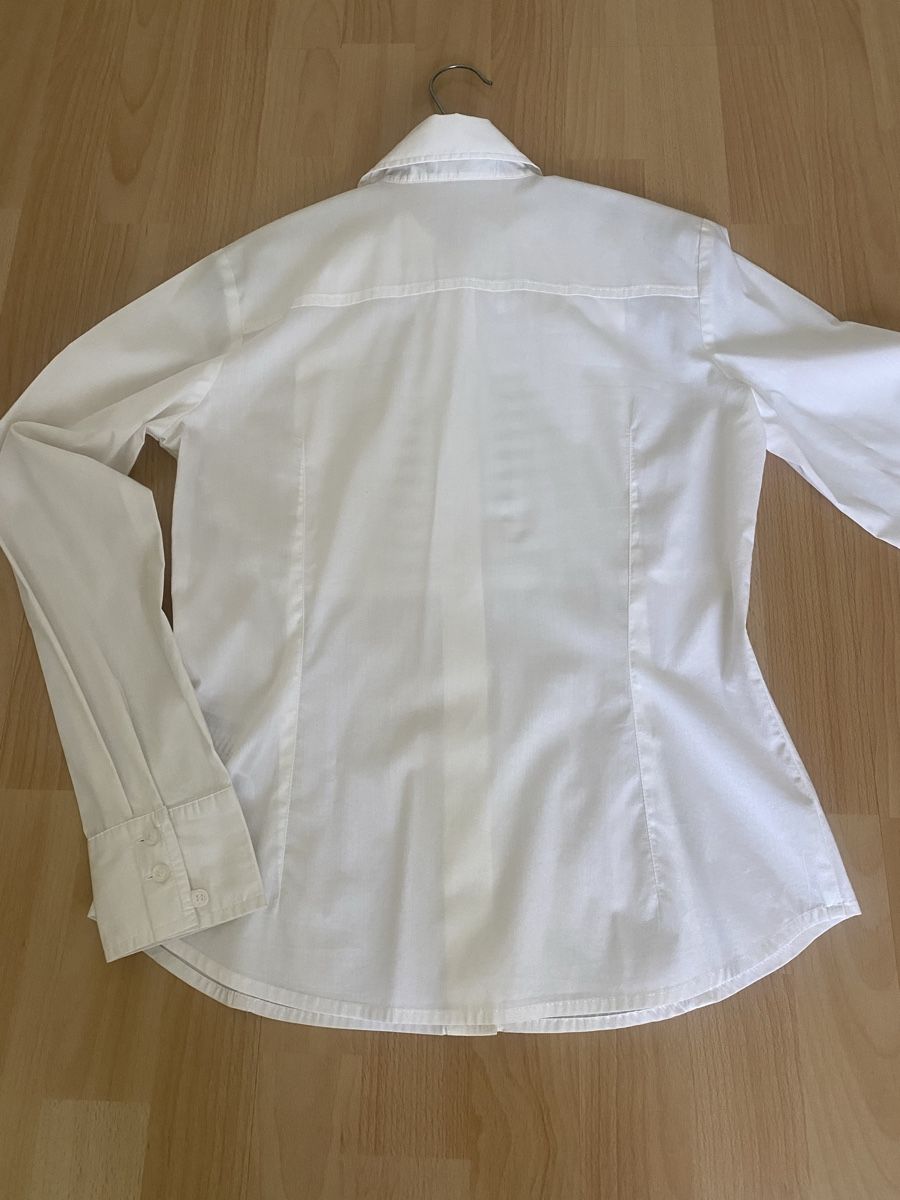Comma Camicette: Bluse comma weiss Grösse 36 langarm – Usato da Schneisingen venduto da bea_9lqd 3