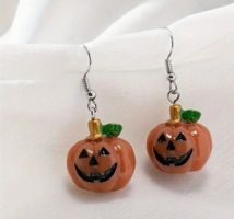 🎃 Kürbis Ohrringe - Halloween Schmuck